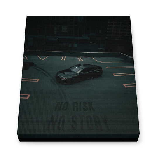 Motivational Canvas – “No Risk, No Story”