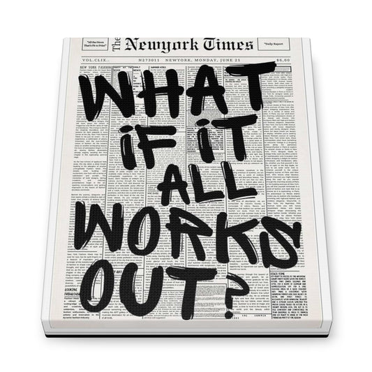 Motivational Poster – “What If It All Works Out?”