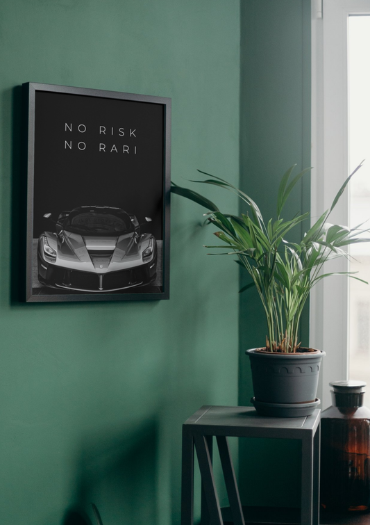 Motivational Poster – “No Risk, No Rari”