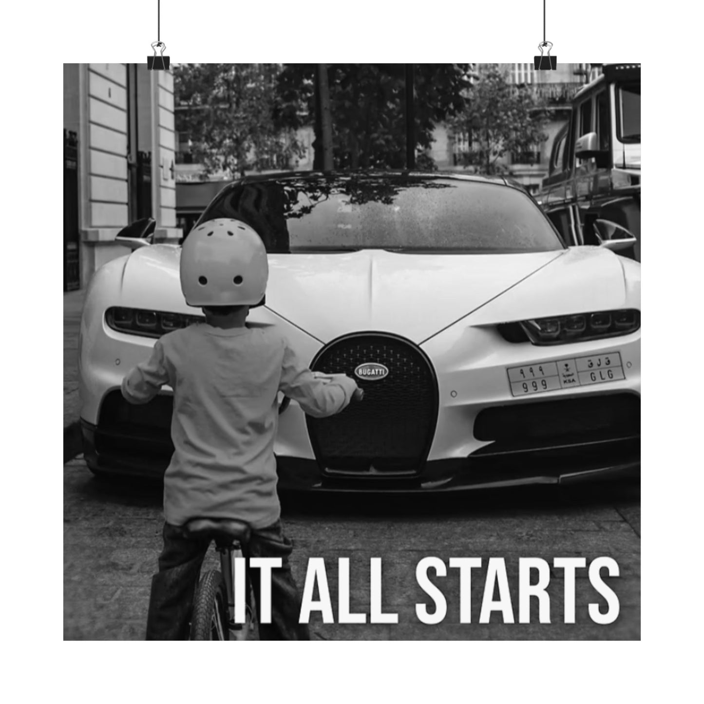 Motivational Canvas – Bugatti “It All Starts With a Dream”