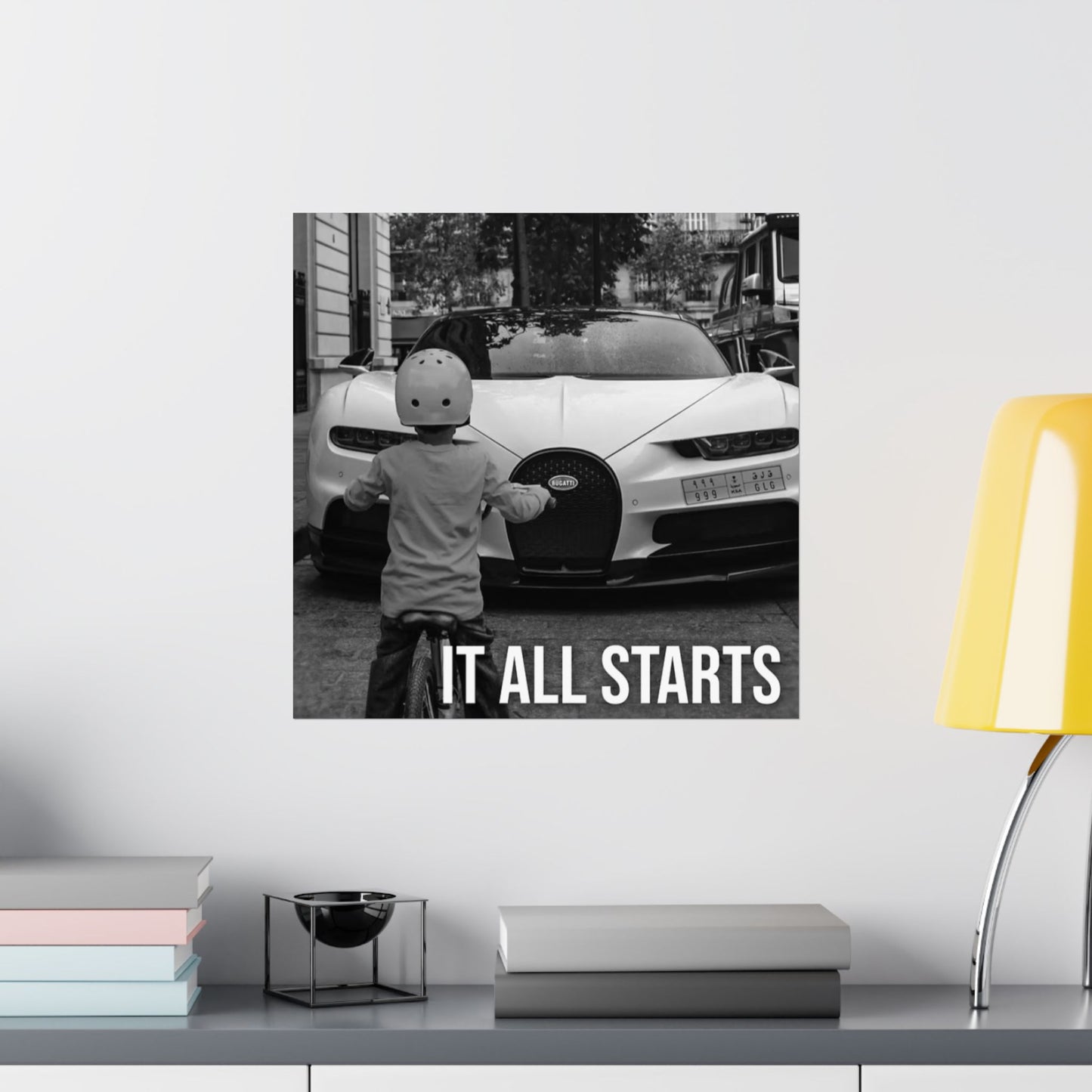 Motivational Canvas – Bugatti “It All Starts With a Dream”