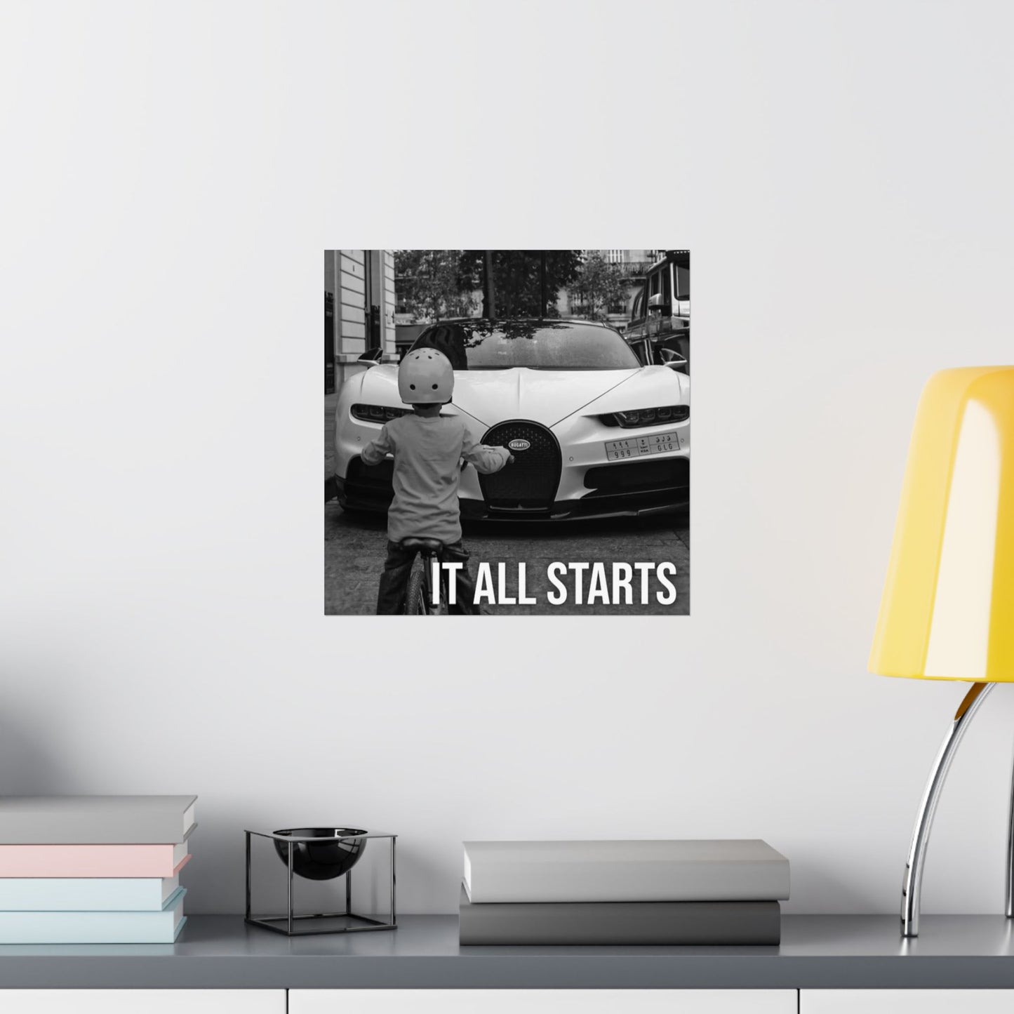 Motivational Canvas – Bugatti “It All Starts With a Dream”