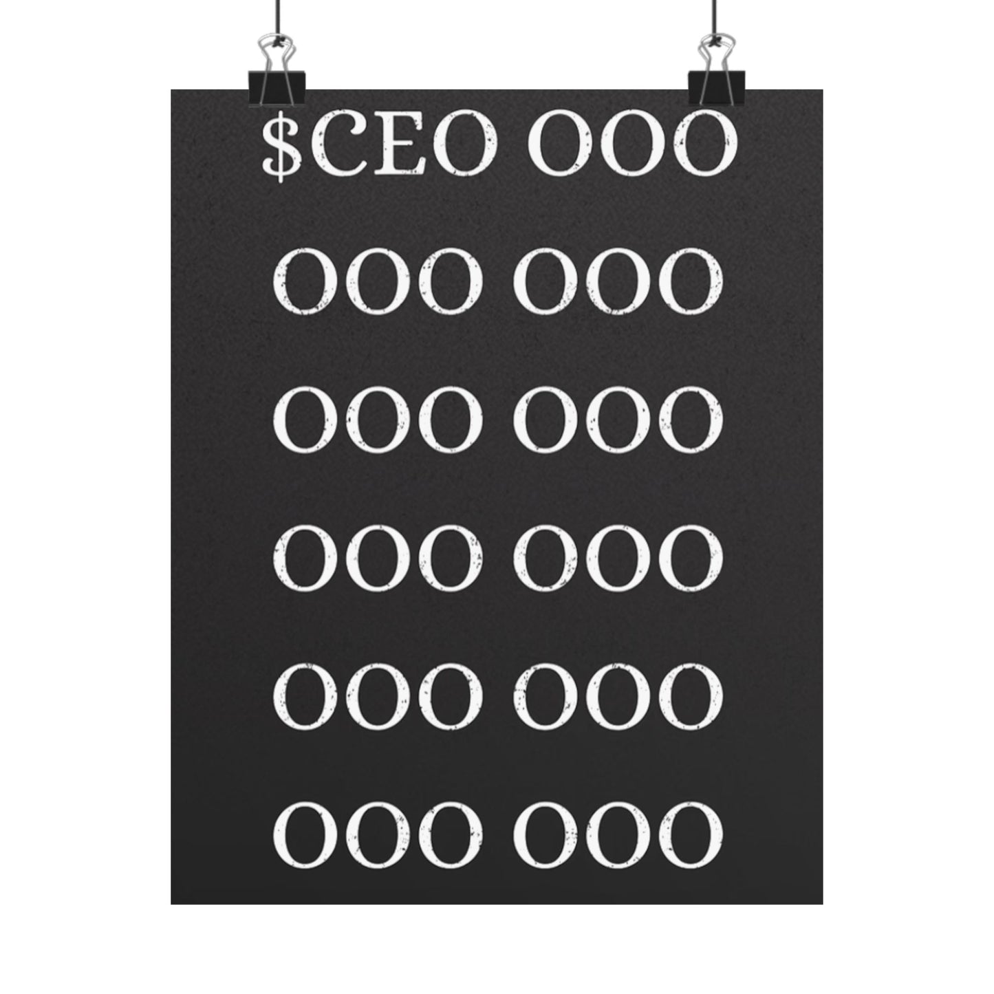 Motivational Poster – “$CEO Mindset”