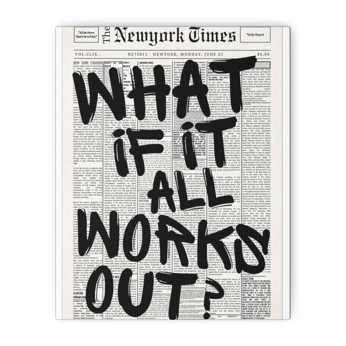 Motivational Poster – “What If It All Works Out?”