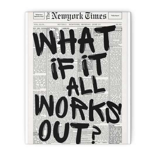 Motivational Poster – “What If It All Works Out?”