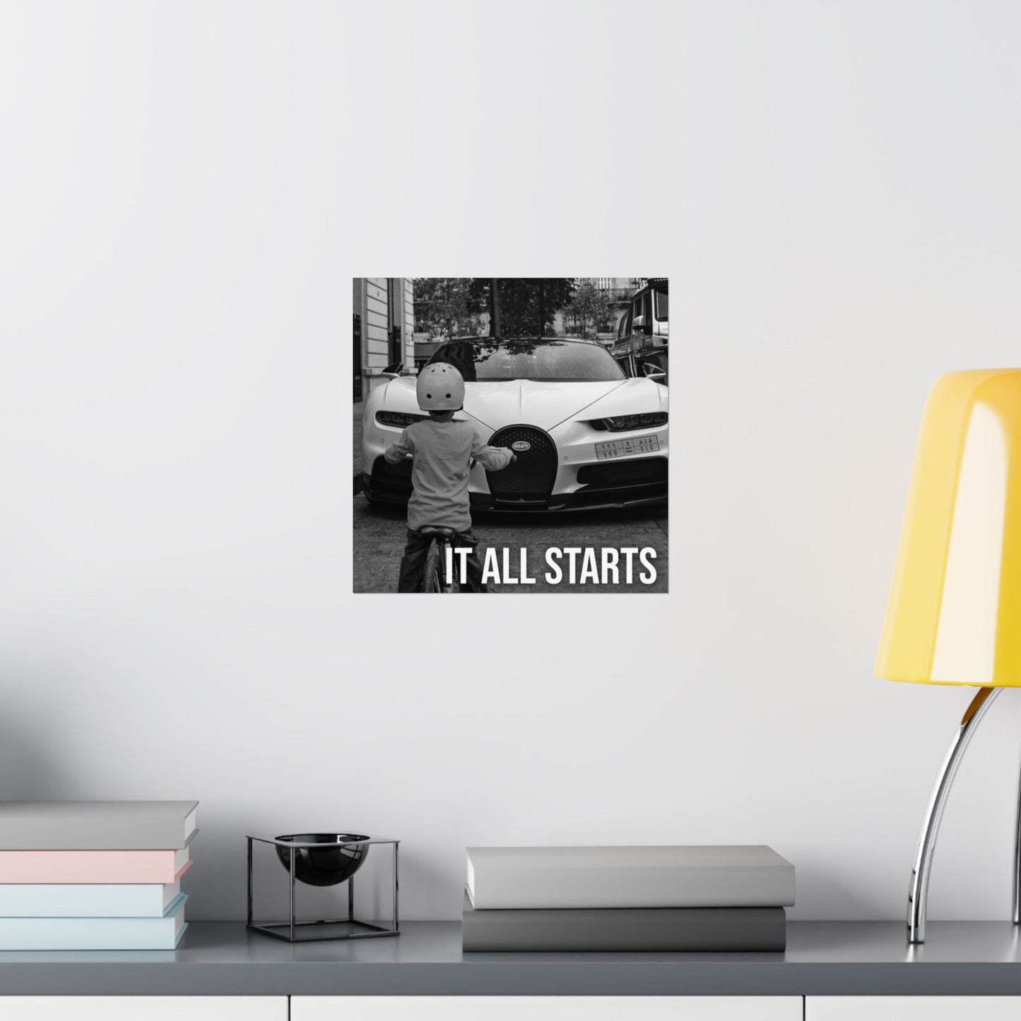 Motivational Canvas – Bugatti “It All Starts With a Dream”
