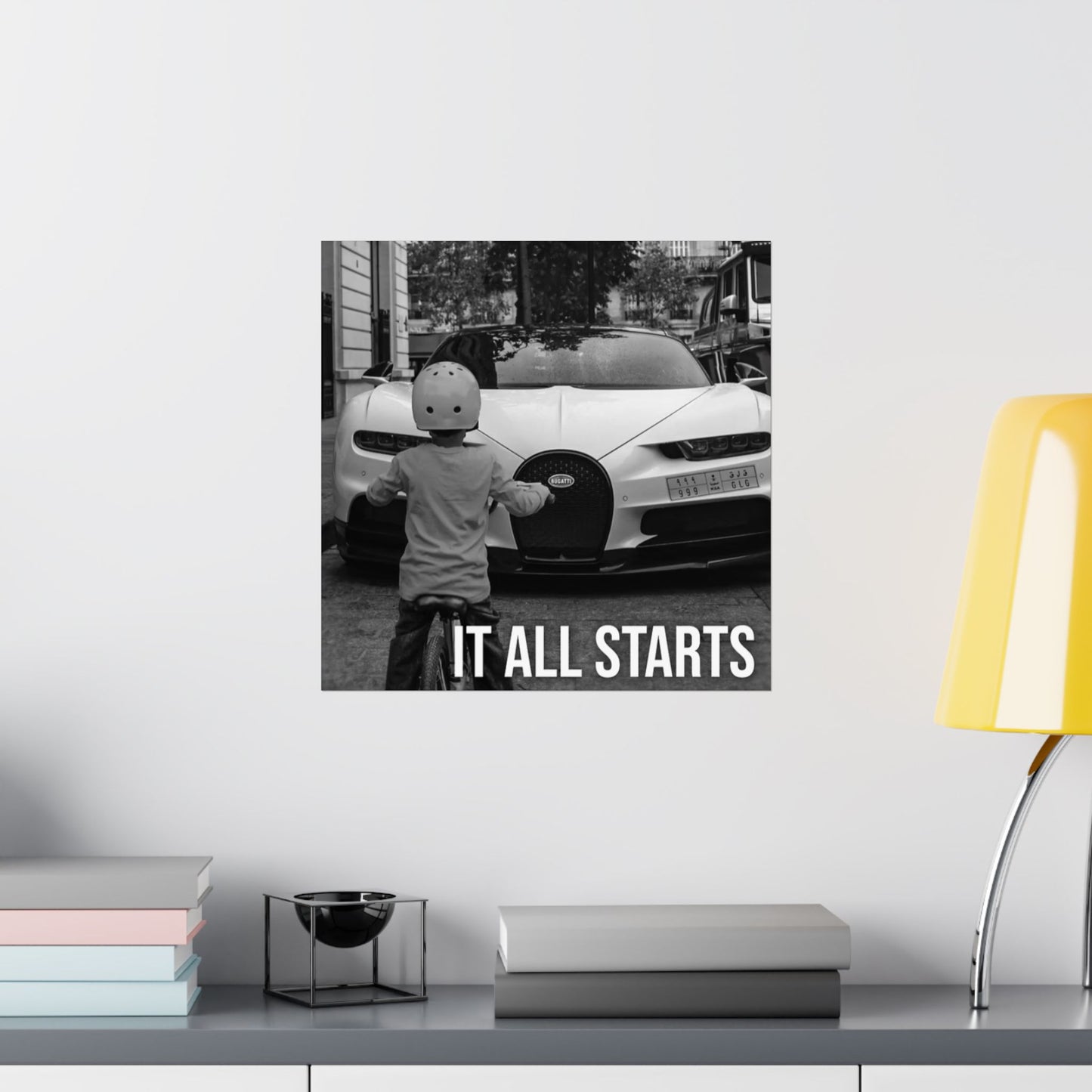 Motivational Canvas – Bugatti “It All Starts With a Dream”