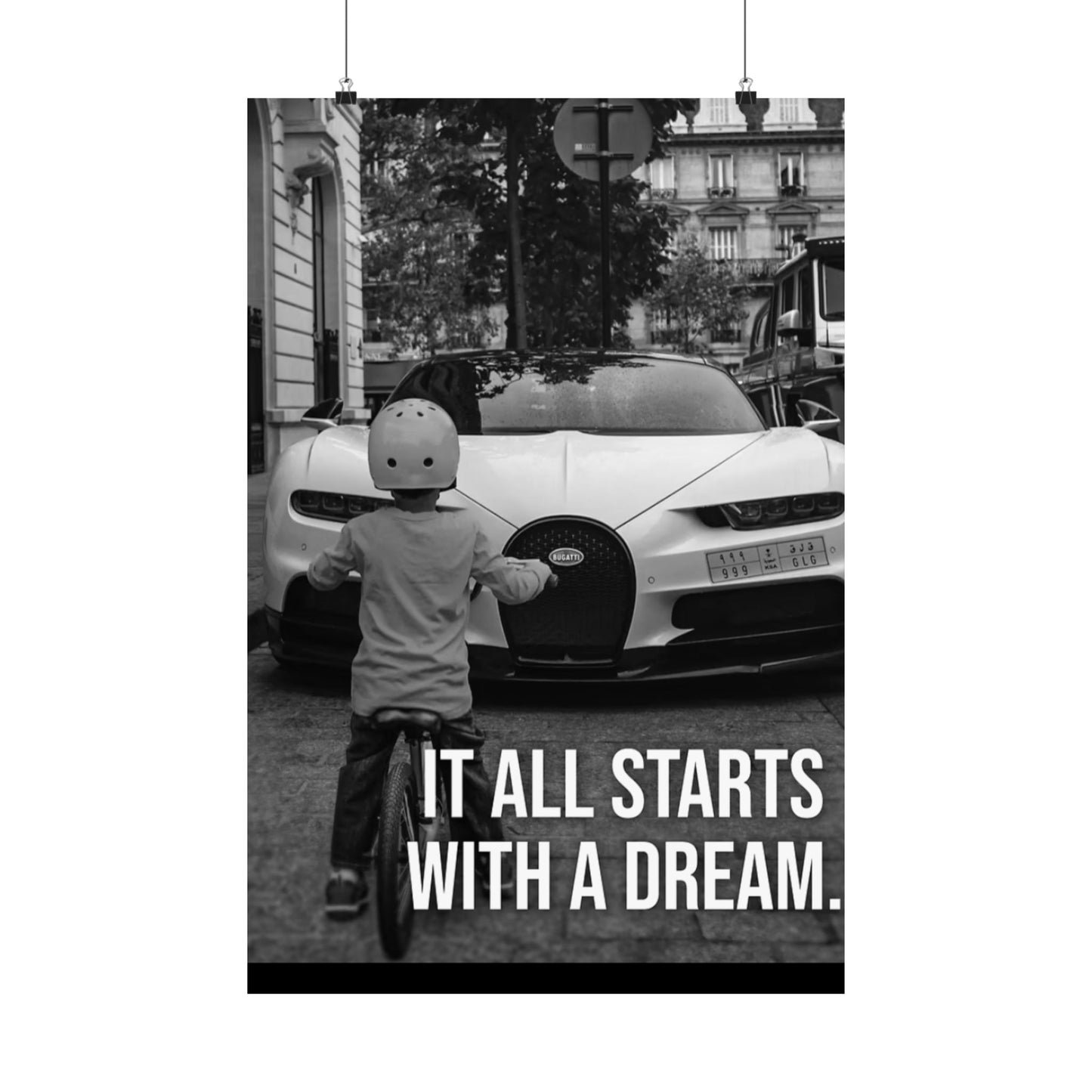 Motivational Canvas – Bugatti “It All Starts With a Dream”
